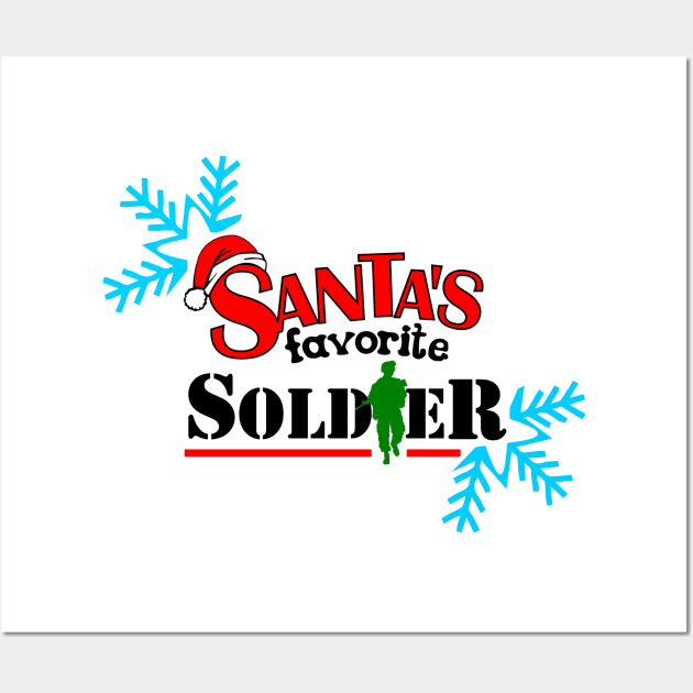 santa favorite soldier Wall Art by GreyMoonStudio